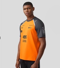 McLaren F1 2025 Men’s Team T- Shirt — NEW LARGE Papaya/Phantom