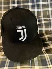 Juventus FC Fi Collection Black Snapback Hat Official Licensed Soccer Cap
