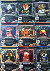 2021-22 Upper Deck MVP Mascot Cards You Pick the Card Cracked Ice Sparkle GRITTY