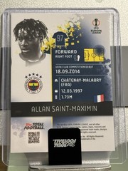Allan Saint-Maximin 2025 Topps Total Football Fenerbahçe 28/50 (AAO)