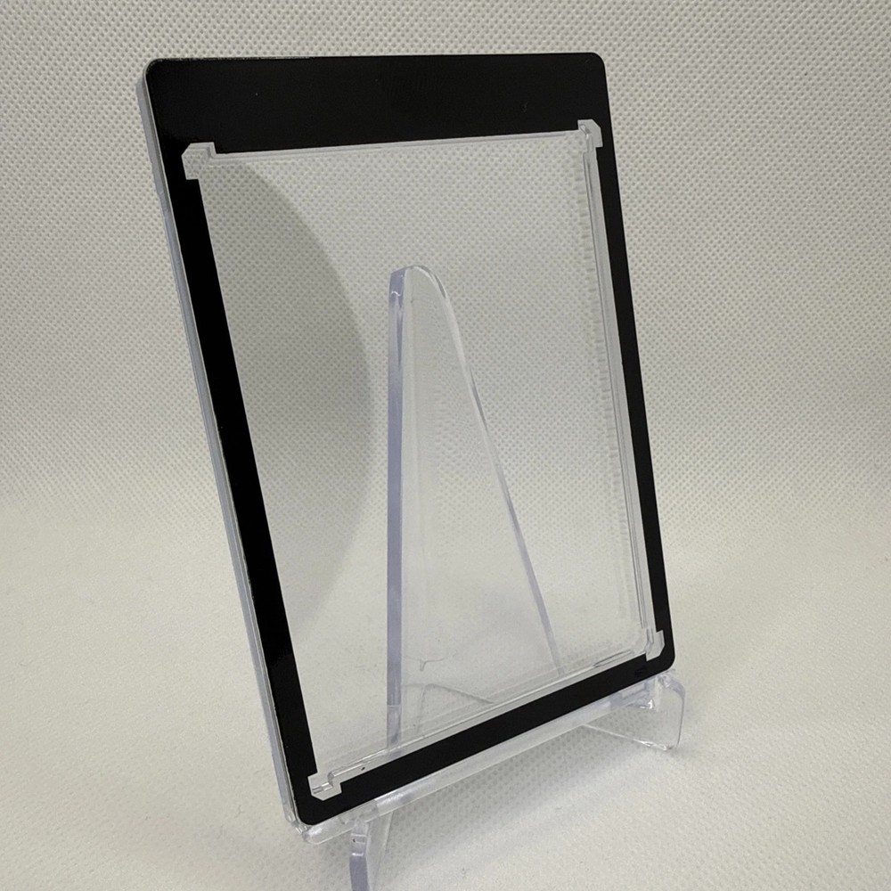 Magnetic Card Holder One Touch Case BLACK BORDER — 35PT & 55PT Sizes