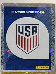 2026 Panini World Cup Sticker Rare Gold Crumple Foil United States