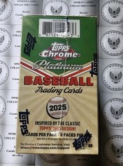 2025 Topps Chrome Platinum Baseball Blaster Box