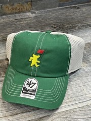 Grateful Dead Dancing Bear 47 Brand Masters Hat Green Trawler SnapBack