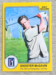 SHOOTER McGAVIN — ACEO GOLF CARD ADAM SANDLER HAPPY GILMORE MOVIE MEMORABILIA
