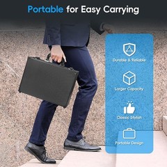 600+ 3″x4″ Capacity 35PT Box Toploader Aluminum Card Alloy Organizer Lockable US