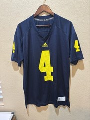 Official adidas Team Issue MICHIGAN WOLVERINES Football Jersey Men’s L