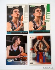 4x Pau Gasol Rookie RC Card Lot w/ Sage /3,200 & Foil SP Lakers