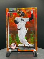 2026 Topps Series 2 Orange «SUN» Holo Foil Parallel #533 Jasson Domínguez, NYY
