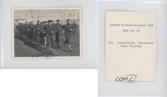 1958 Fussball-Weltmeisterschaft Argentina Team in training session #65 7xr
