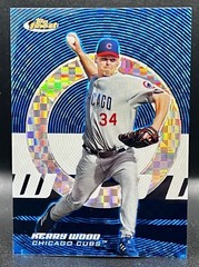2005 Topps Finest Kerry Wood #84 Blue Xfractor /150 Chicago Cubs