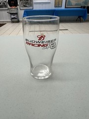 NASCAR Budweiser Racing #8 Dale Jr 16 Oz Pilsner Beer Glass