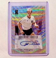 Karlheinz Forster Germany 2026 Panini Prizm FIFA World Cup Throwback AUTOGRAPH!!