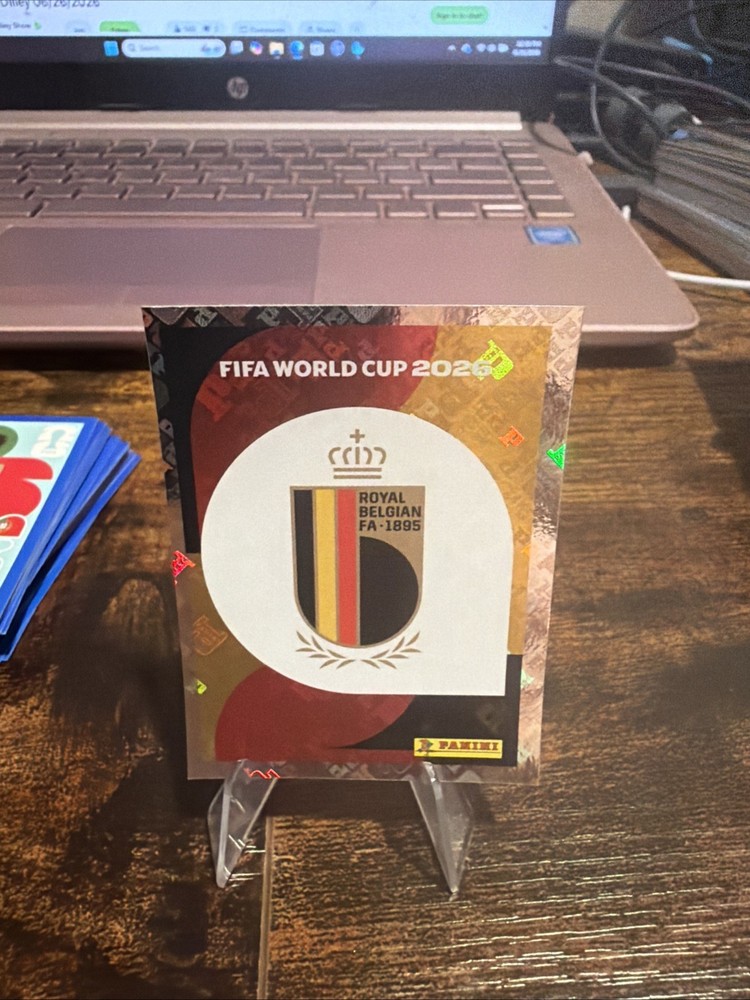 Panini FIFA World Cup 2026 Royal Belgian FA BEL 1 Belgium Sticker Card