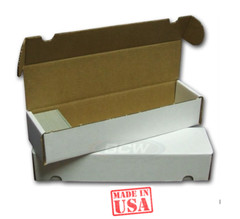 (3x) BCW 500 CT COUNT Corrugated Cardboard Storage Box-Sport Trading Card Boxes