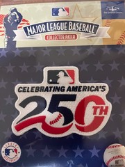 2026 250TH CELEBRATING AMERICA’S ANNIVERSARY PLAYER JERSEY PATCH MLB OFFICIAL