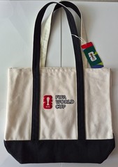 FIFA World Cup 2026 Official Licensed Red Logo Heavy Duty Canvas Tote Bag NEW