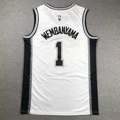Free tax New 2026 Men’s #1 Wembanyama #5 Embroidered Jersey 9 colors SIZE S-2XL