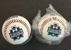 2026 NCAA MEN’S COLLEGE WORLD SERIES OFFICIAL BASEBALL + JERSEY PATCH COMBO