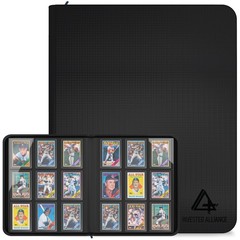 9 Pocket Toploader Binder Holds 288 Cards Zipper Trading Card Album