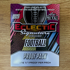 Leaf 2025 Eclectic Signature Series Football Proof Pack (50 Packs)