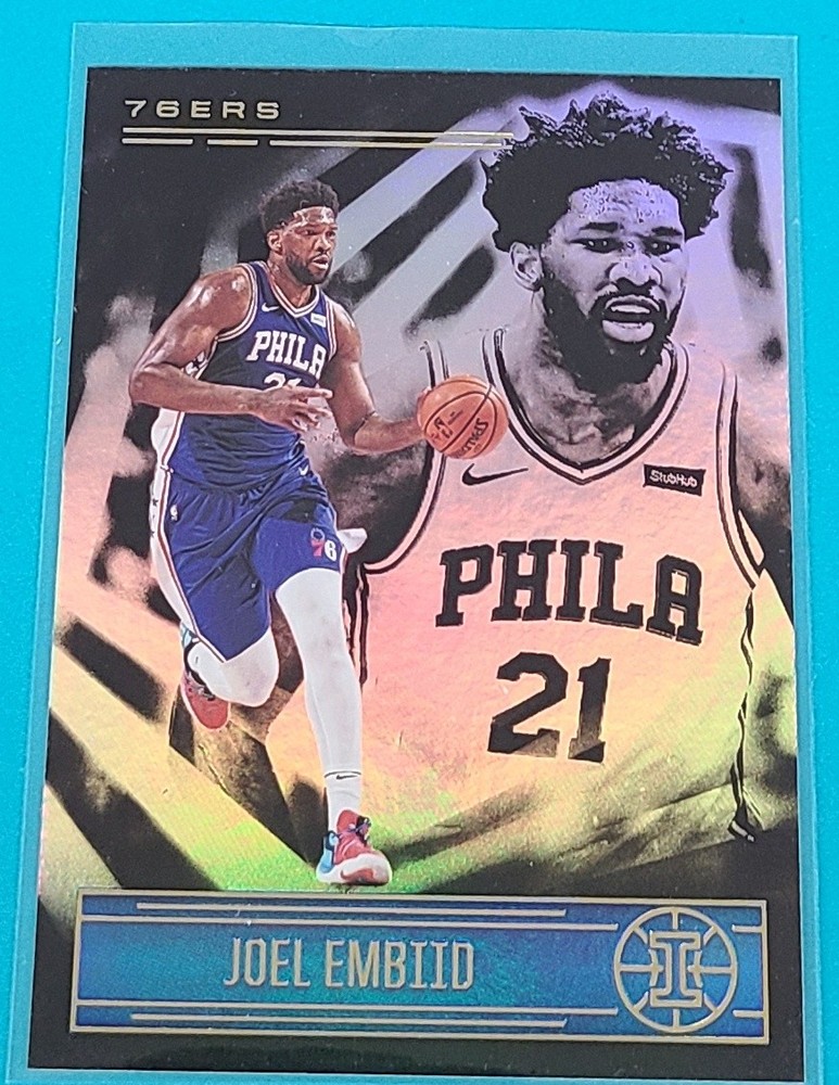 2020 Panini Illusions #53 Joel Embiid Philadelphia 76ers Basketball Card I5