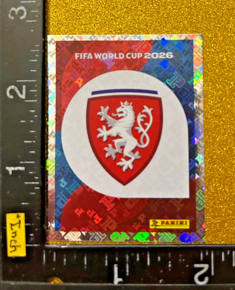 CZECHIA EMBLEM FOIL PANINI STICKER FIFA WORLD CUP 2026 USA-MEX-CAN