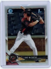 2018 Bowman Chrome Draft Jake McCarthy Refractor 1st Bowman DIamondbacks QTY