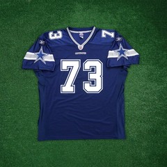 Larry Allen Reebok Dallas Cowboys NFL Authentic On-Field EQT Home Blue Jersey