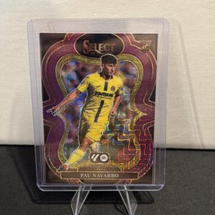 2025-26 Panini Select La Liga Pau Navarro RC Purple Mojo Prizm Villarreal #138