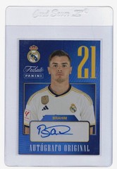 2023-2024 PANINI TRIBUTO REAL MADRID TRICAMPEONES AUTOS #AO1 BRAHIM DIAZ — NICE!