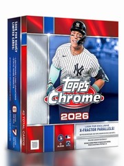 2026 TOPPS CHROME BASEBALL MEGA BOX (42 Cards) MLB Sealed Presale QTY