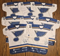 8x St Louis Blues Hockey NHL Jersey Rally Towel #15 #17 #21 #26 #27 #34 #36 #55