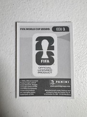 Panini FIFA World Cup 2026 ECUADOR ECU 1 Team Badge/Logo Sticker FREE SH