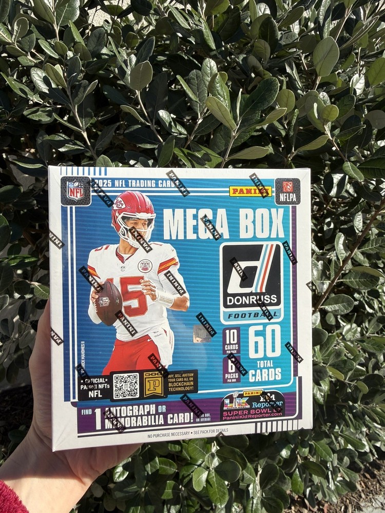 2025 Donruss Football Factory Sealed Mega Box