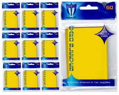 600 MAX PRO SMALL PREMIUM YELLOW DECK PROTECTORS SLEEVES Yugioh Lot — New!