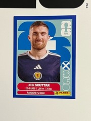2026 Panini FIFA World Cup Blue Parallel Stickers Only — Pick Your Player 1-48