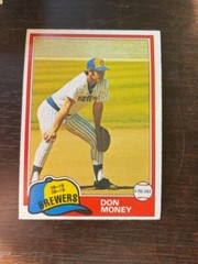1981 O-Pee-Chee OPC gray back #106 Don Money — Milwaukee Brewers NRMT