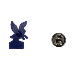 1974 Kentucky Derby Festival Pegasus Pin 100th Anniversary Gold Blue Plastic VTG