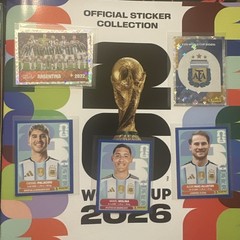 2026 Panini FIFA World Cup Sticker Collection Argentina FWC19 ARG1 ARG 11,9,3