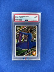 2017 PANINI FIFA 365 #392 LIONEL MESSI PSA 9