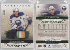 2021-22 Upper Deck Artifacts Emerald Material Relics 55/65 Sam Reinhart #36 1c5x