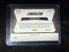2025 Panini Select — Pit Road Daniel Dye, Daniel Dye #130 Orange Prizm /49