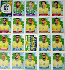 FIFA World Cup Stickers Panini 2026 BRAZIL BRASIL BRA#1 — BRA#20