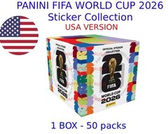 2026 Panini FIFA World Cup Sticker Album — 1 Box of 50 packs *IN STOCK *