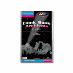 50 — Archivals Modern / Current 2-Mil Mylar Polyester Comic Book Bags by BCW!