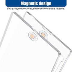 30-200 HeavyDuty Magnetic Trading Card Holders 35pt One-Touch Hard UV Protection