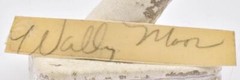 Guaranteed authentic original WALLY MOON Cut Signature 3.15″ long ballpoint Pen