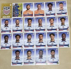 USA National Team — Panini Copa America 2024 full set all stickers