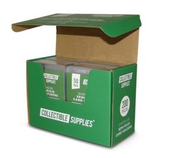 200 TALL Semi-Rigid Card Holders Oversize for sending Graded Cards with 1/2″ Lip